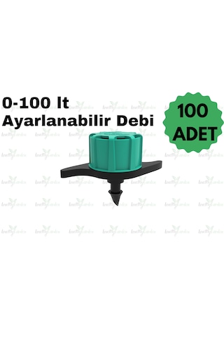 Lovemygarden Hat Üstü Debi Ayarlı 100 Adet Damlatıcı / 0-100lt