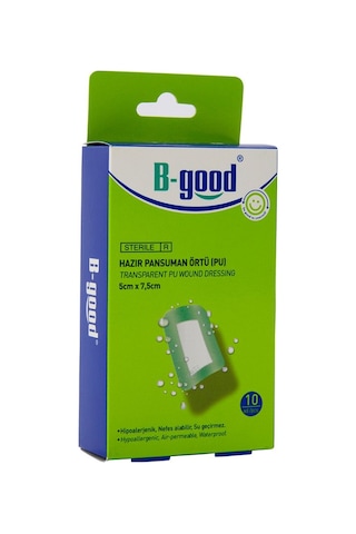 B-Good Şeffaf Hazır Pansuman Örtüsü 5 x 7.5 CM