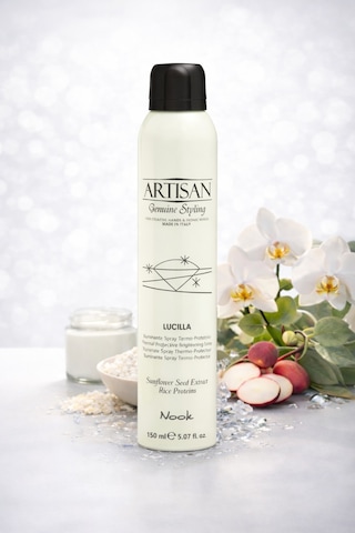 Nook Artisan Isı Ve Uv Korumalı Parlaklık Veren Aha Asitli Profesyonel Fön Öncesi Saç Spreyi 150ml