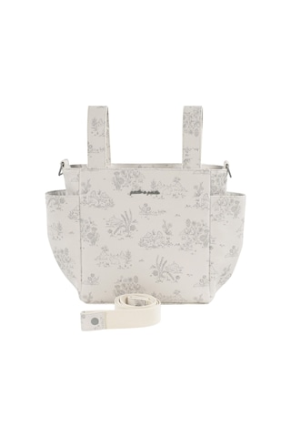 Pasito A Pasito Toile De Jouy Crossbody Bebek Bakım Çantası Cream Krem