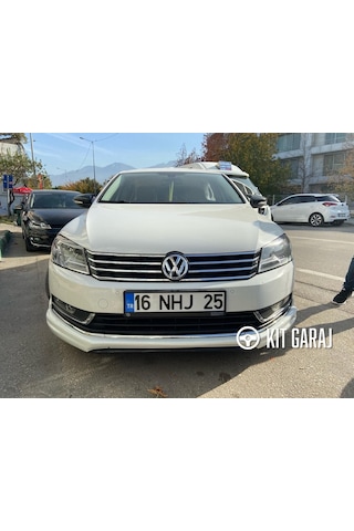 Kit Garaj Volkswagen Passat B7 Ön Tampon Ek Ön Ek Plastik Boyasız