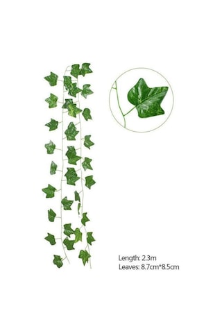 Yapay Sarmaşık Üçgen Yaprak Yapay Çiçek Dekoru 230Cm X 3Adet