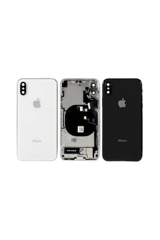 En-cag Apple iPhone Uyumlu X Full Dolu Kasa Beyaz Bss