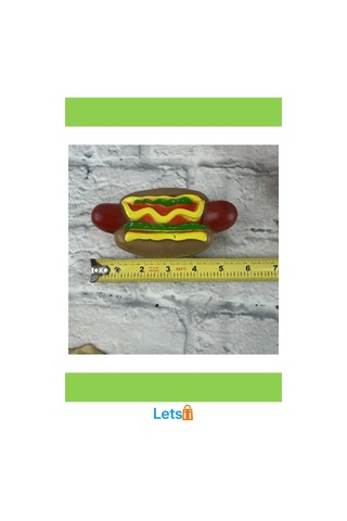 Sesli Hot Dog Şeklinde Eğlenceli Köpek Oyuncağı