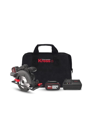 Kress KUE12.1 20 V 4.0 AH Li-ion Çift Akülü Kömürsüz Daire Testere 165 MM