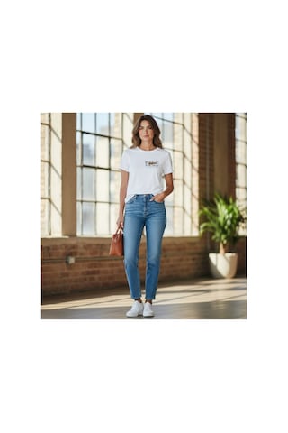 Urbantrendstore Unisex Wild Desen Yazlık Beyaz Tshirt Cat Oversize Fit Rahat Geniş Salaş T-shirt Günlük Tişört