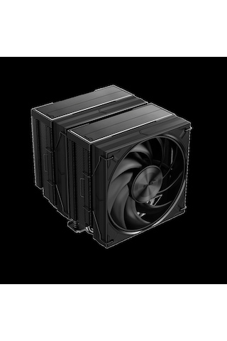 Sama A60b Black 2x120mm Mono Fan Kule Tipi Hava Soğutma 6 Adet Gelişmiş Siyah Kaplamalı Bakır Isı Bo