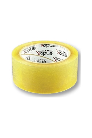 24 Adet 45mm X 100 Metre Hotmelt Tutkallı Koli Bandı Şeffaf Koli Bantı Ambalaj Bandı Diğer