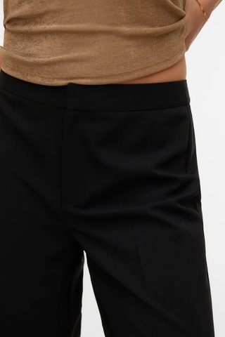 Vero Moda Kadın Vmdallas Geniş Paçalı Rahat Form Cepsiz Pantolon 10341128 Siyah Siyah