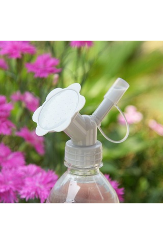 Teltree 27mm Açıkçaplı İki Kollü Sulama Ucu, Plastik Şişelere Uyumlu, Düzenli Sulama, Bahçe Bitkileri İçin