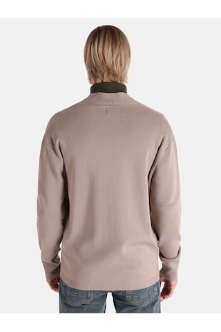 Colins Regular Fit Bej Erkek Hırka Cl1065216 Açık Kahverengi