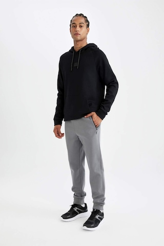 DeFactoFit Standart Fit Cepli Kapüşonlu Sporcu Sweatshirt D0926AX24AUBK81