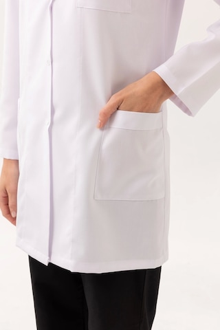 Adiantum Kadın Doktor Öğretmen Laboratuvar Önlüğü Beyaz