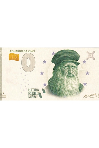 0 Sıfır Lira - Leonardo Da Vinci Hatıra Sıfır Lira