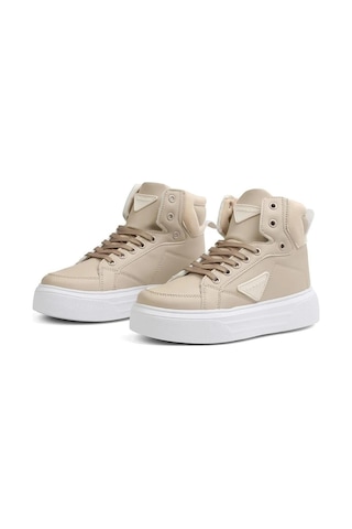 Dunlop Orthopedix 2141 Bilek Boy Yüksek Taban Unisex Basket Sneaker Spor Ayakkabı 001