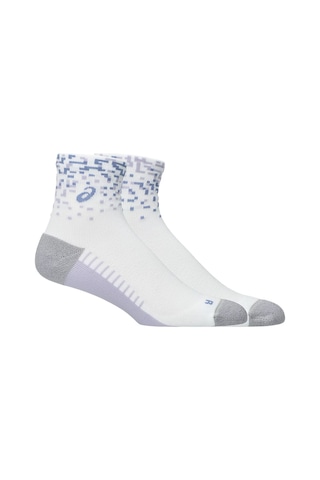 Asics Performance Run Quarter Unisex Beyaz Koşu Çorap 3013b284-100 Beyaz