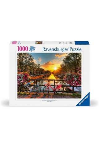 Ravensburger 1000 Parça Bicycles İn Amsterdam Puzzle