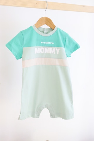 Harika Kids Kız Bebe&çocuk Penye Kumaş Mommy Baskılı Tulum 001