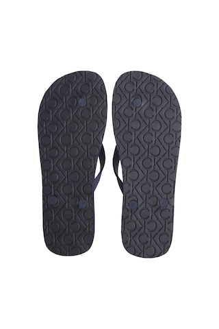 Erkek Ck Flıp Flop Rubber Parmak Arası Terlik - Lacivert Lacivert