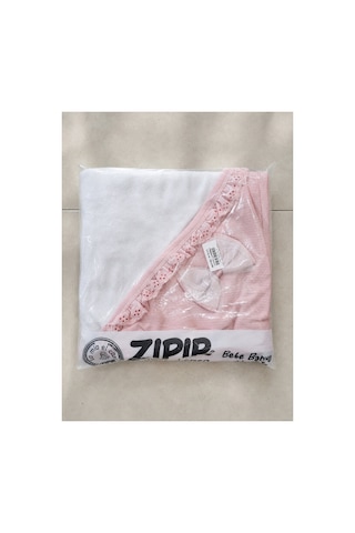 Zıpır 80cm 85cm Kapüşonlu Bebek Banyo Havlusu %80 Pamuk Yumuşak Kundak Havlu Yenidoğan Erkek Bebek Pudra Renk Banyo Havlusu Pudra Diğer
