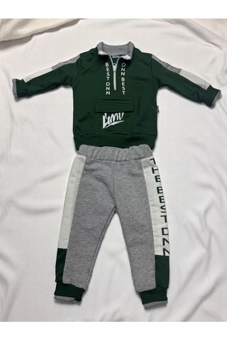 2iplik Takım Baskılı Yeşil