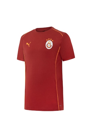 Gsstore Galatasaray Lisanslı 2024/25 Kırmızı Antrenman T-shirt Gs Aslan Baskılı Ahşap Kutulu Kırmızı - Siyah