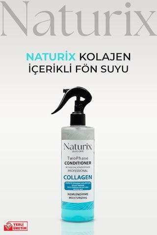 Ilgaz Naturix İki Fazlı Collagen Saç Bakım Fön Suyu 400 ML