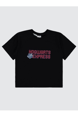 Harry Potter Erkek Çocuk Tişört 10-13 Yaş Siyah Siyah