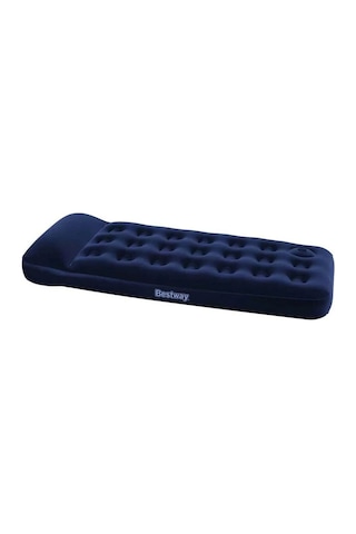 Bestway Pavillo Jr Twin Flocked Air Bed Tek Kişilik Şişme Kamp Yatak Lacivert