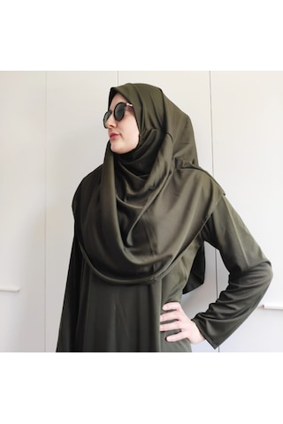 Tek Parça Namaz Elbisesi (Haki) Haki