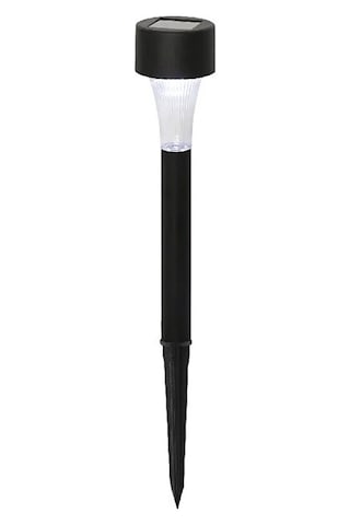 Solar Saplama Siyah Bahçe Lambası Led 10 Adet