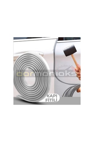 Beyaz Oto Kapı Fitili Çizilme Önleyici Araç Kapı Koruyucu Fit N11.9002