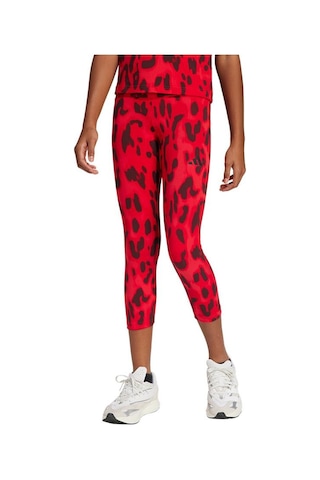 Adidas Jg Fı Aop 7/8le Çocuk Kırmızı Tayt Jj4797 Kırmızı