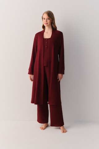 Suwen Strite Uzun Sabahlık Sh26253615l020 Bordo