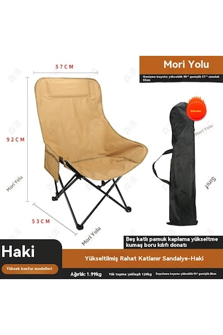 Jian Fan Küçük Midilli Tabure Barbekü Kamp Açık Plaj Sandalyesi Katlanır Sandalye Siyah