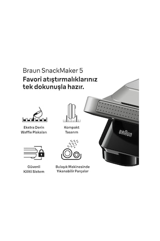 Snackmaker 5 Sm5006 Sılver Tost M.