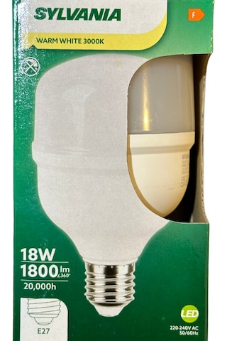 Sylvania 18w 3000k Sarı Işık E27 Duylu Torch Ampul