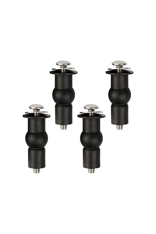 Sabit Vida Menteşeli Klozet Kapağı Cıvataları Kauçuk Montaj Ayak Kılıfı 1 Çift B Diğer