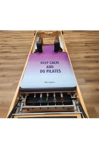 Keep Calm And Do Pilates' Mor Reformer Mat Pilates Matı Mor
