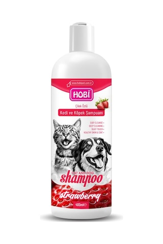 Hobi Çilek Özlü Kedi Köpek Şampuanı 400 ML