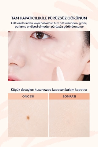 Renk Düzenleyici Kalem Kapatıcı Bej Renk Perıpera Mood Fit Pencil Concealer 003 Cover Beige 16171717