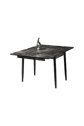 Kartal Dikdörtgen Masa Ve Ay Sandalye, Cosmos, 100x65 Siyah