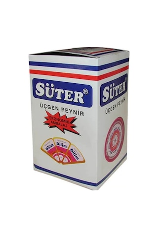 Süter Üçgen Peynir 80 Adet x 15 G 1200 G Süter Üçgen Peynir 80 Adet x 15 G 1200 G