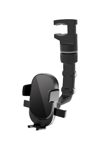 Buffer Dikiz Aynasına Takılabilen Eklemli Telefon Tutucu Aparat