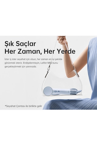 Laifen Mini Saç Kurutma Makinesi - Mavi