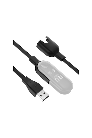 Novstrap Xiaomi Mi Band 3 Uyumlu Usb Şarj Kablosu