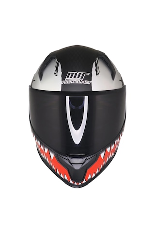 Mts M-910 Starline Güneş Vizörlü Kask Mat Siyah Kırmızı