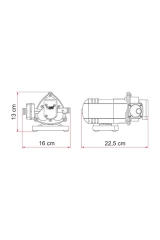 Fiamma Aqua 8 Hidrofor 10 Litre/dk 1,5 Bar - 12v-677