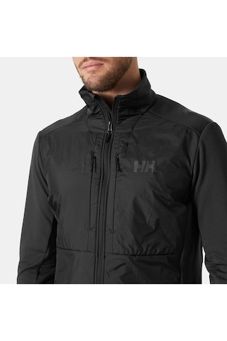 Helly Hansen Versalite Hybrid Fleece Erkek Siyah Dik Yaka Ceket Siyah