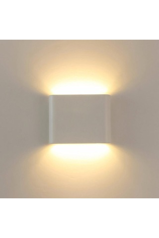 Homyl Kare Led Duvar Lambası Aplik Koridor Beyaz-sıcak-ışık Beyaz Sıcak Işık